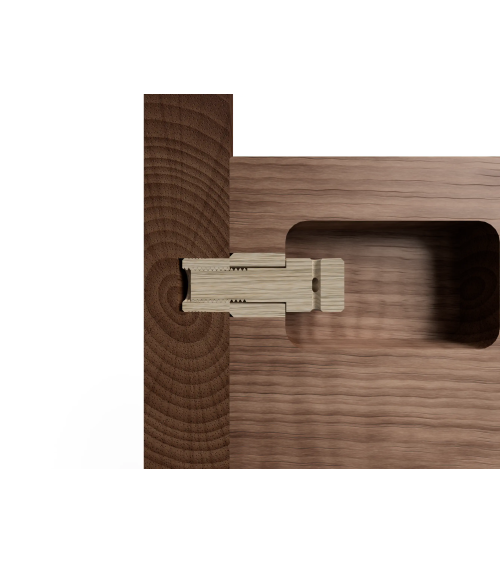 Holzverbinder Set für metallfreie Schraubverbindungen