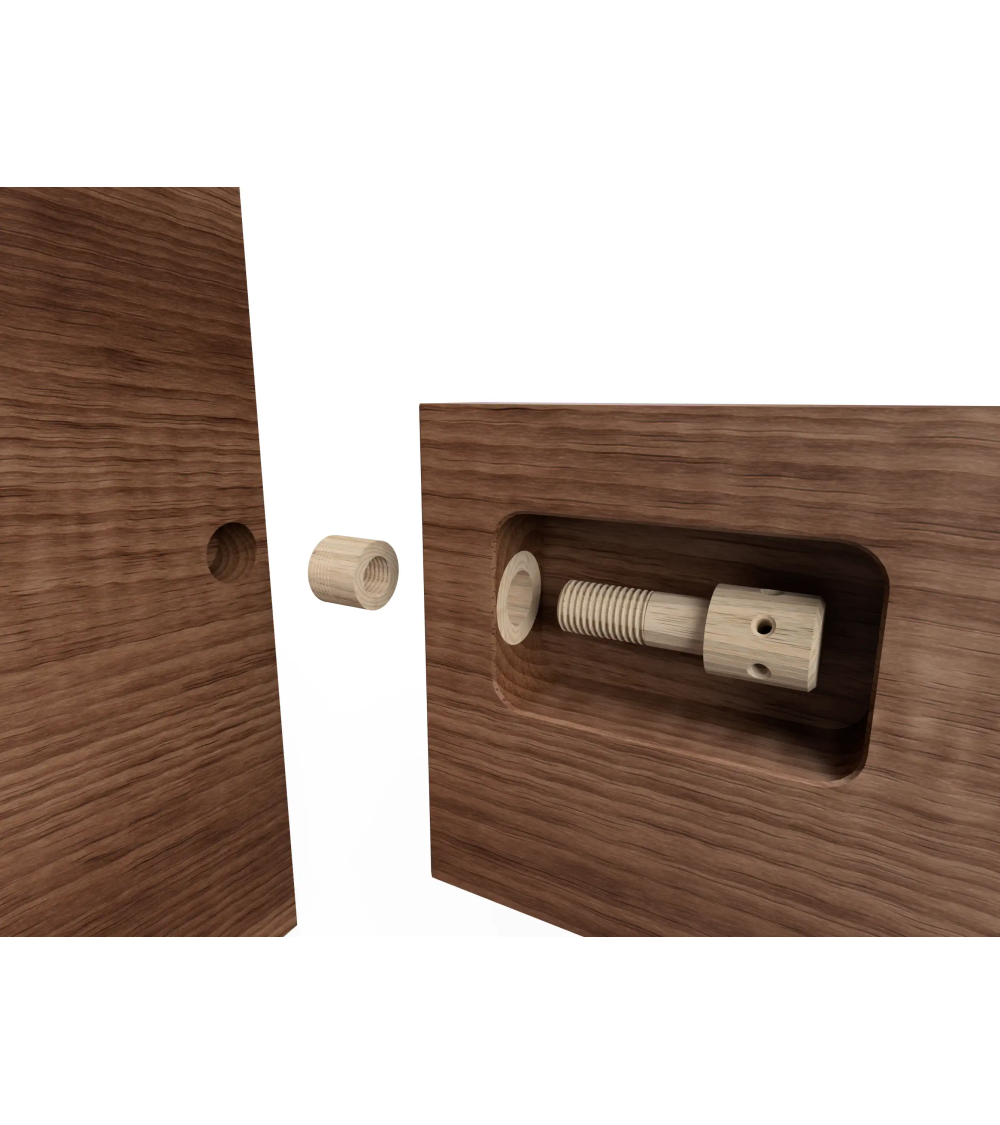 Holzverbinder Set für metallfreie Schraubverbindungen