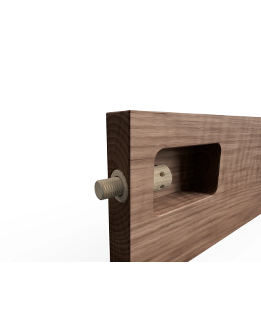 Holzverbinder Set für metallfreie Schraubverbindungen