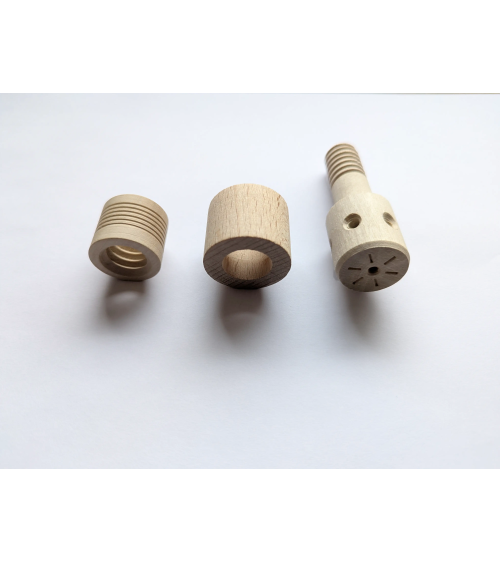 Holzverbinder Set für metallfreie Schraubverbindungen