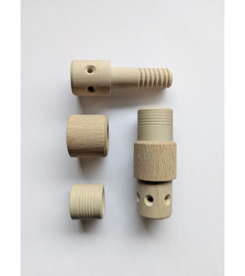 Holzverbinder Set für metallfreie Schraubverbindungen